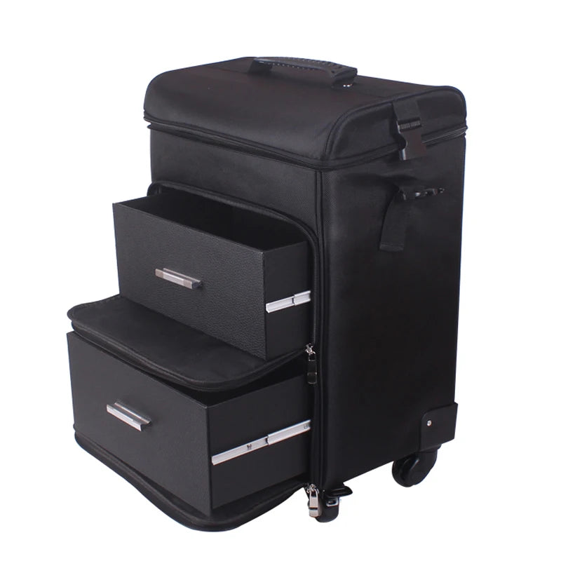 Classy Rolling Luggage With Drawers