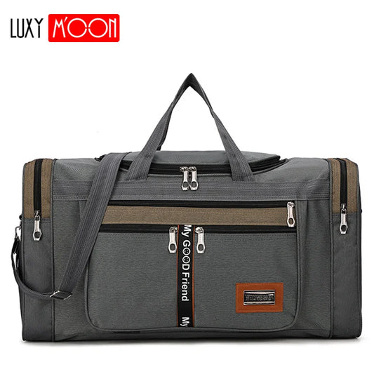 Looking for a stylish and spacious travel bag? Look no further than our Large Capacity Nylon Travel Bag! Designed for the modern traveler, this bag is made with durable and lightweight nylon material. Perfect for storing all your essentials and more! Don't compromise on style or space, grab yours today!