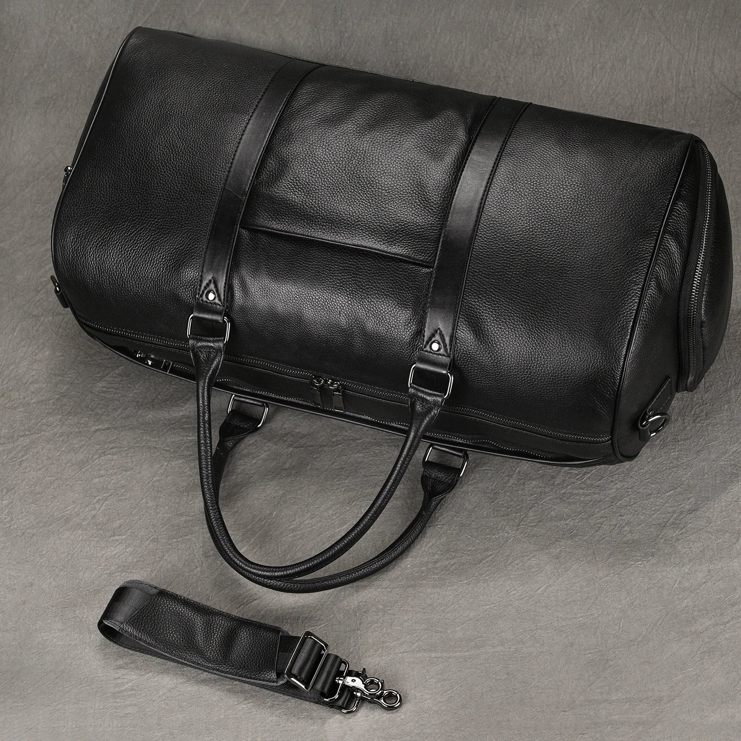 Large Stylish Genuine Leather Travel Bag